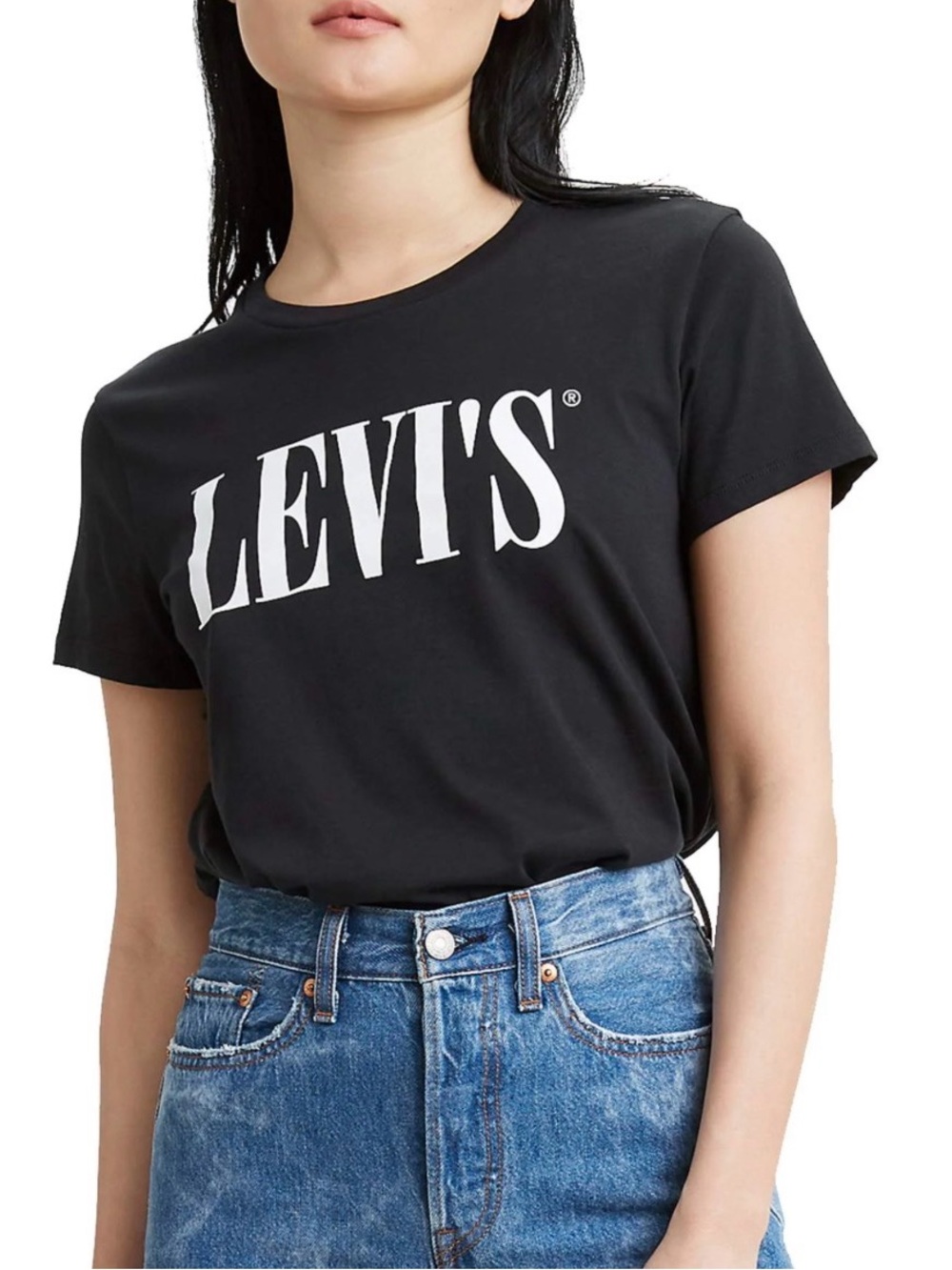 NWT LEVI’S Black Tee with Logo (1X)
